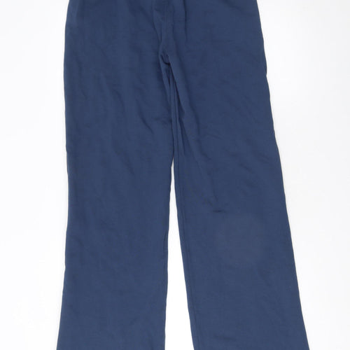BO&TEE Womens Blue XS Cotton Sweatpants with Logo