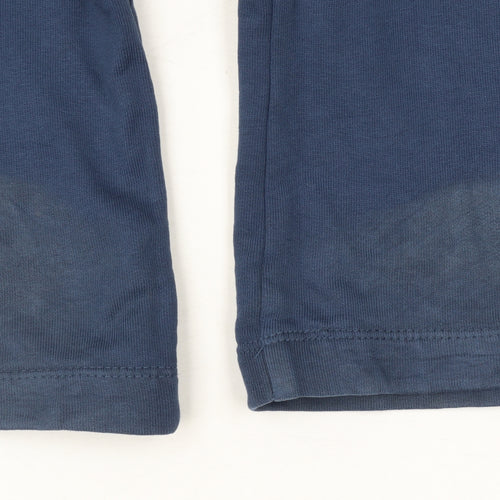 BO&TEE Womens Blue XS Cotton Sweatpants with Logo