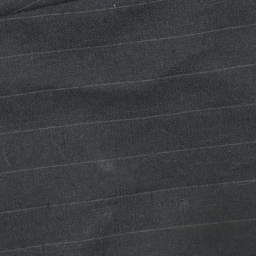 Remus Uomo Men's Black Pinstripe Dress Trousers Size 38 Regular Fit