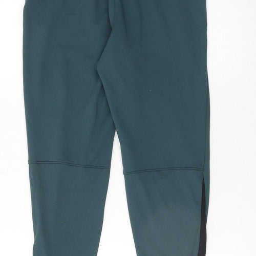 Nike Boys Green Therma-Fit Jogger Trousers Size 14 Years Fleece Warm