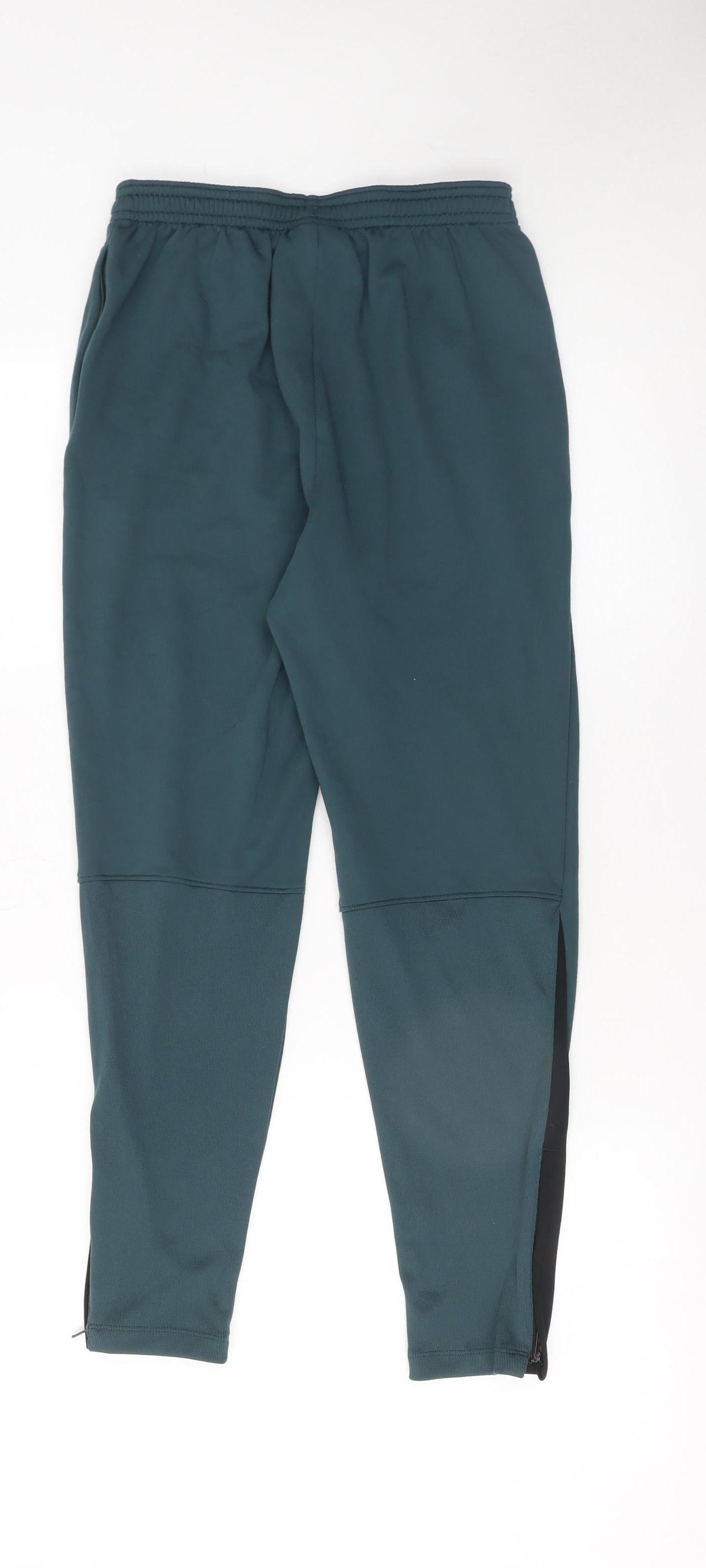 Nike Boys Green Therma-Fit Jogger Trousers Size 14 Years Fleece Warm