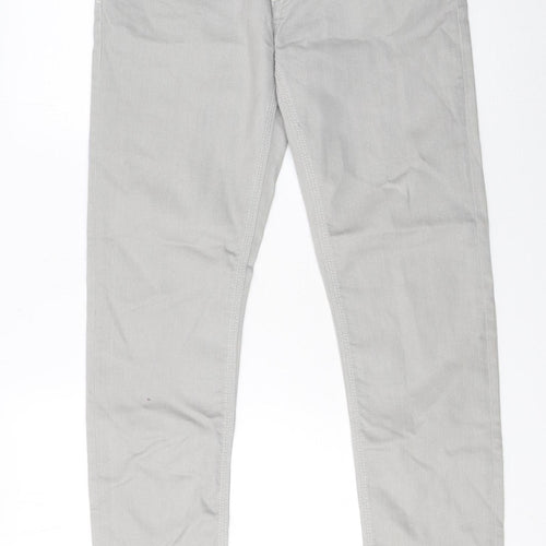 Zara Man Grey Slim Straight Jeans Men's EUR 40 Denim