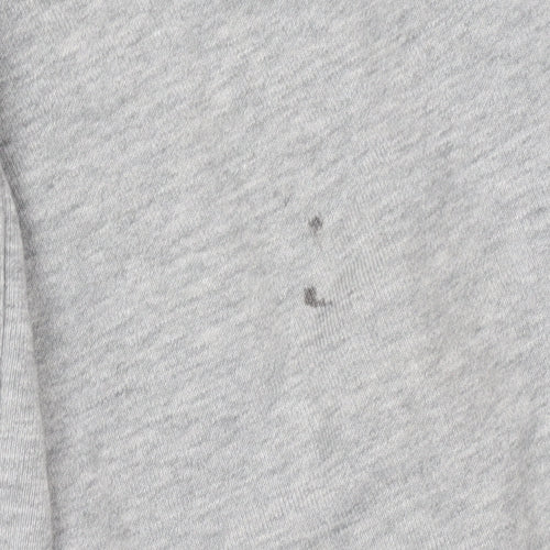 Nike Men's Grey Pullover Sweatshirt M Crew Neck Jersey Cotton