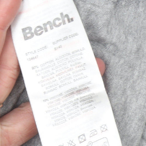 Bench Men's Grey Camouflage Graphic Print T-Shirt Size L