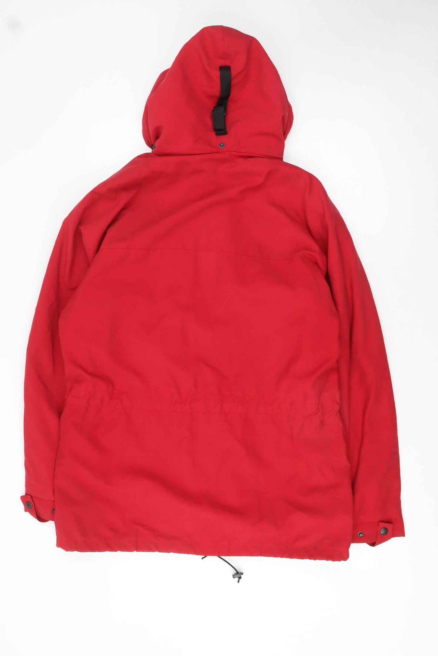 Bradsport Men's Red Hooded Parka Jacket Size S Outdoor Casual
