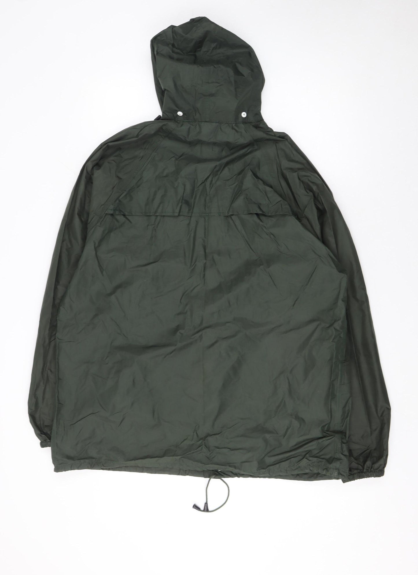 Footpath Men's Green Waterproof Hooded Rain Jacket M