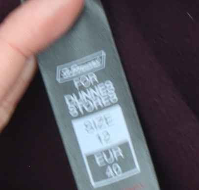 St. Bernard Women's Purple Size 12 Anorak Jacket with Hood
