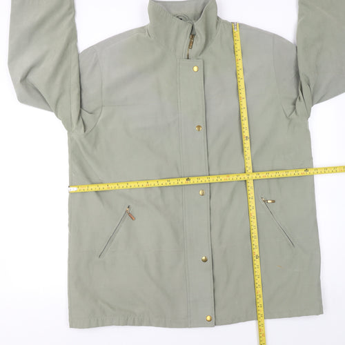 Finesse Women’s Green Size 20 Mid-Length Zip Jacket