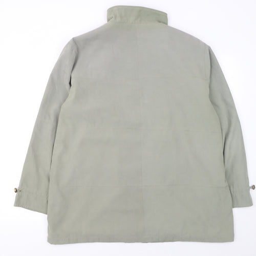 Finesse Women’s Green Size 20 Mid-Length Zip Jacket