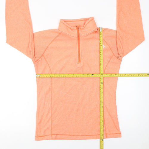 Regatta Women Orange 1/2 Zip Pullover Sweatshirt Size 8