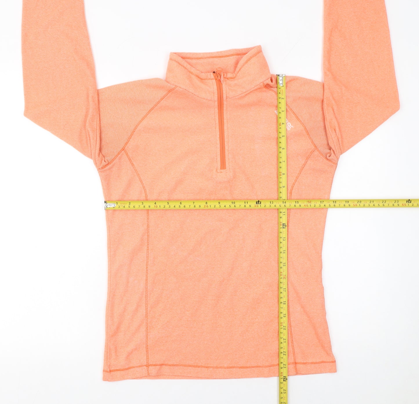 Regatta Women Orange 1/2 Zip Pullover Sweatshirt Size 8