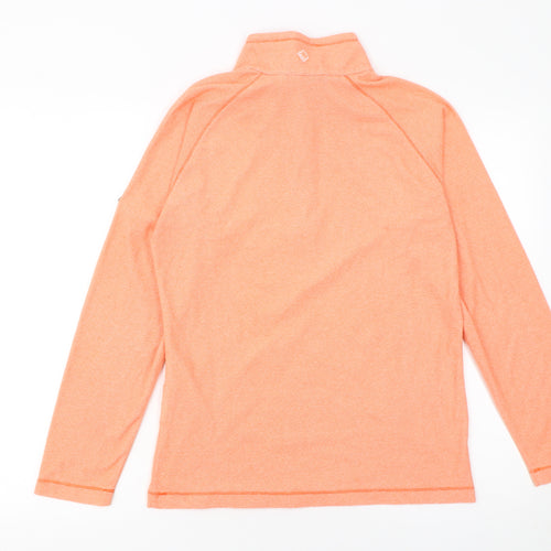 Regatta Women Orange 1/2 Zip Pullover Sweatshirt Size 8