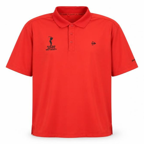 Dunlop Men Red Golf Polo Shirt XL Moisture Wicking Sports Top