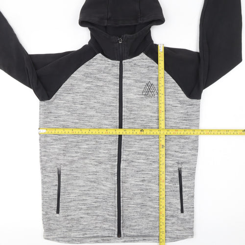 Next Boys Grey Full Zip Hoodie 13 Years Regular Fit Fleece Jacket