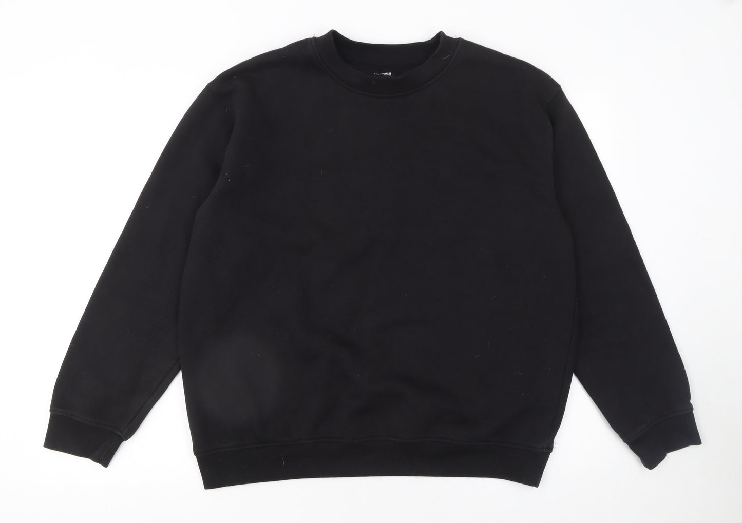 Dunnes Stores Men’s Black Medium Pullover Sweatshirt Cotton Blend