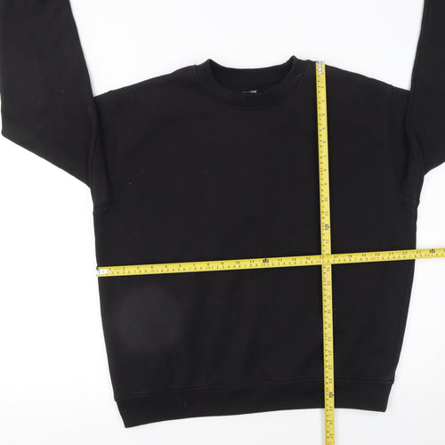 Dunnes Stores Men’s Black Medium Pullover Sweatshirt Cotton Blend
