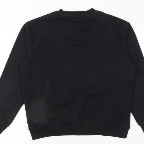 Dunnes Stores Men’s Black Medium Pullover Sweatshirt Cotton Blend