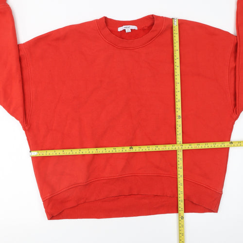Next Women's Red Crew Neck Pullover Sweatshirt Size 12 M