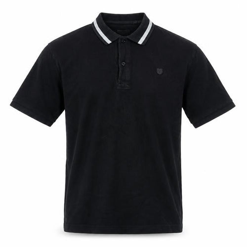 Superdry Men's Black Cotton Polo Shirt Size S Regular Fit