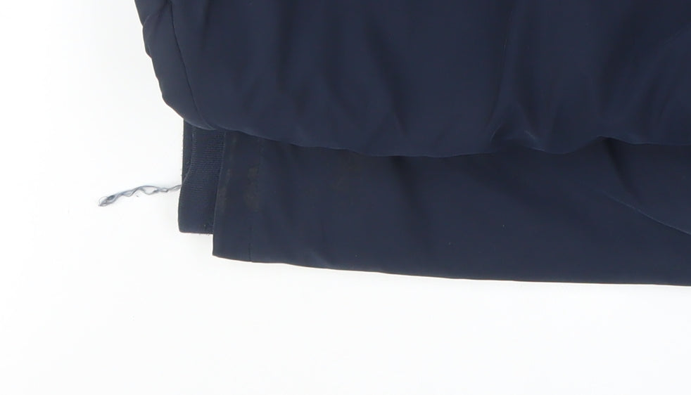 Lyle & Scott Junior Boys Blue Hooded Parka Coat 14-15 Years Polyester