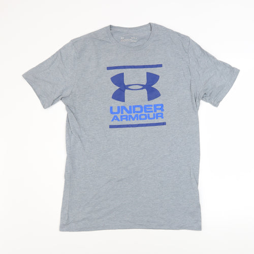 Under Armour Men’s Grey HeatGear Sports T-Shirt Size M