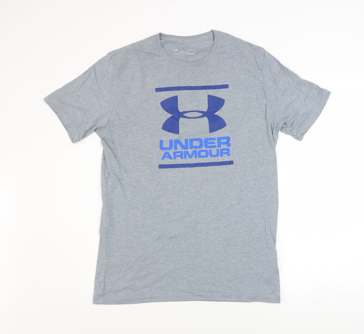 Under Armour Men’s Grey HeatGear Sports T-Shirt Size M