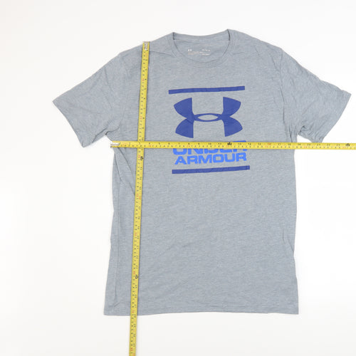 Under Armour Men’s Grey HeatGear Sports T-Shirt Size M