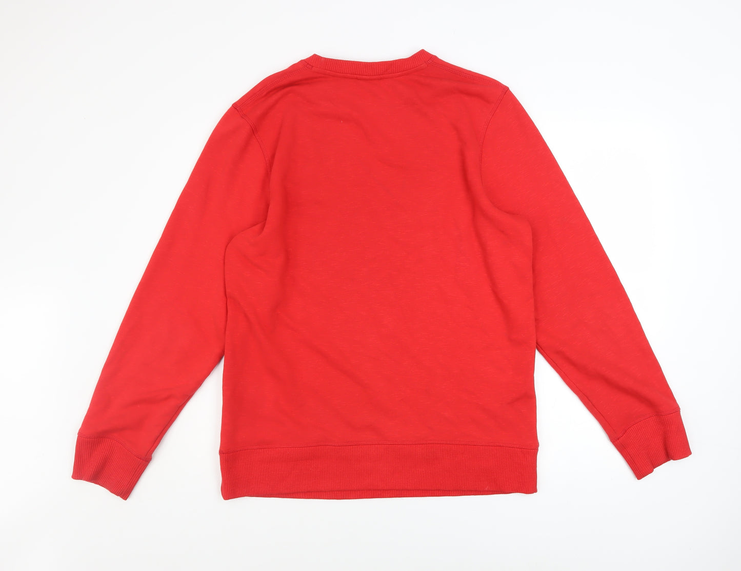 O'Neill Men's Red Crew Neck Cotton Blend Sweatshirt Size M