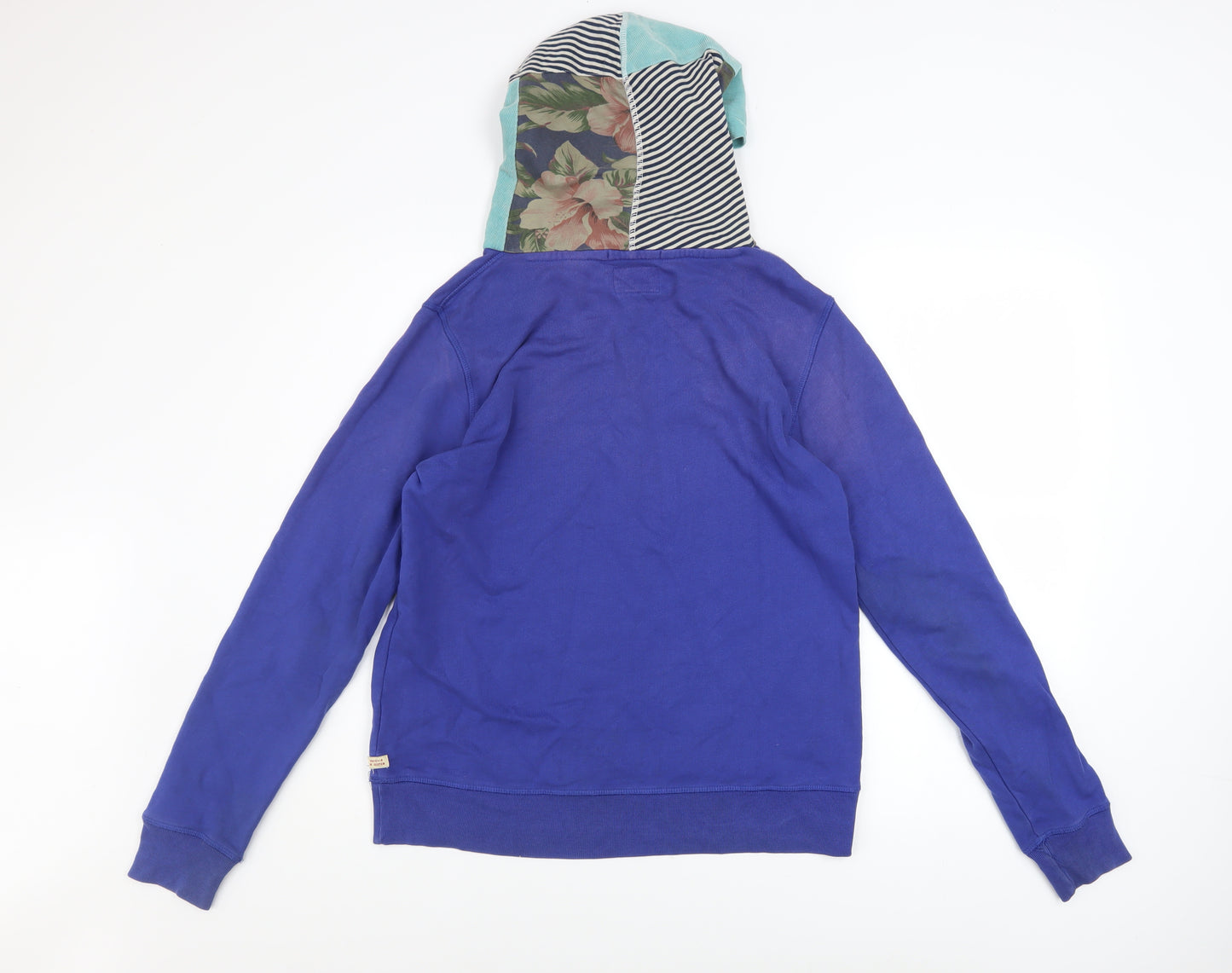 Scotch Master Brand Women's Blue Hooded Pullover Sweatshirt Size 14