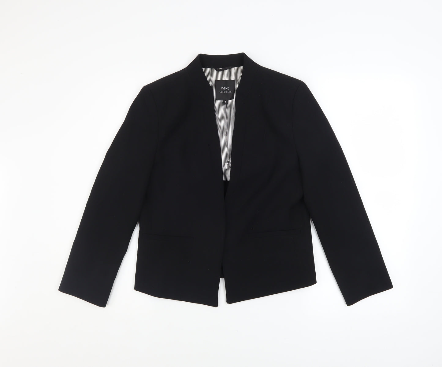 Next Women’s Black Tailored Shawl Collar Blazer UK 8