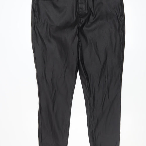 Primark Women Black Size 20 Skinny Trousers Polyester Blend