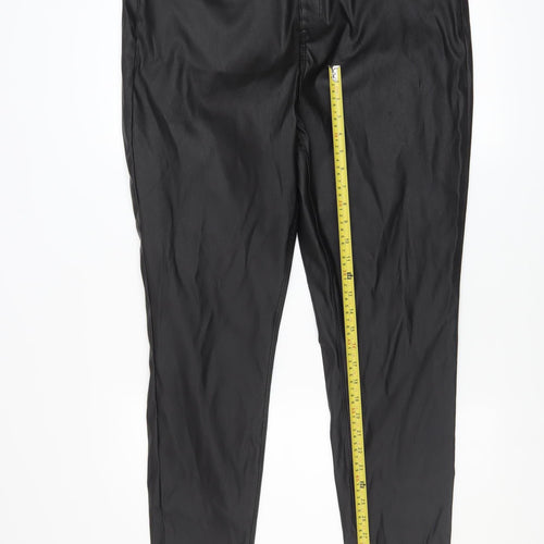 Primark Women Black Size 20 Skinny Trousers Polyester Blend