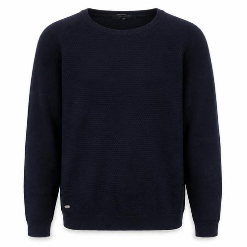 Kensington Eastside Men's Blue Cotton Crew Neck Jumper L