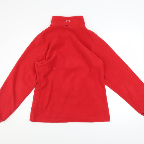 Sprayway Boys Red Fleece Full Zip Jacket 4-5 Years Outdoor Winter Warm