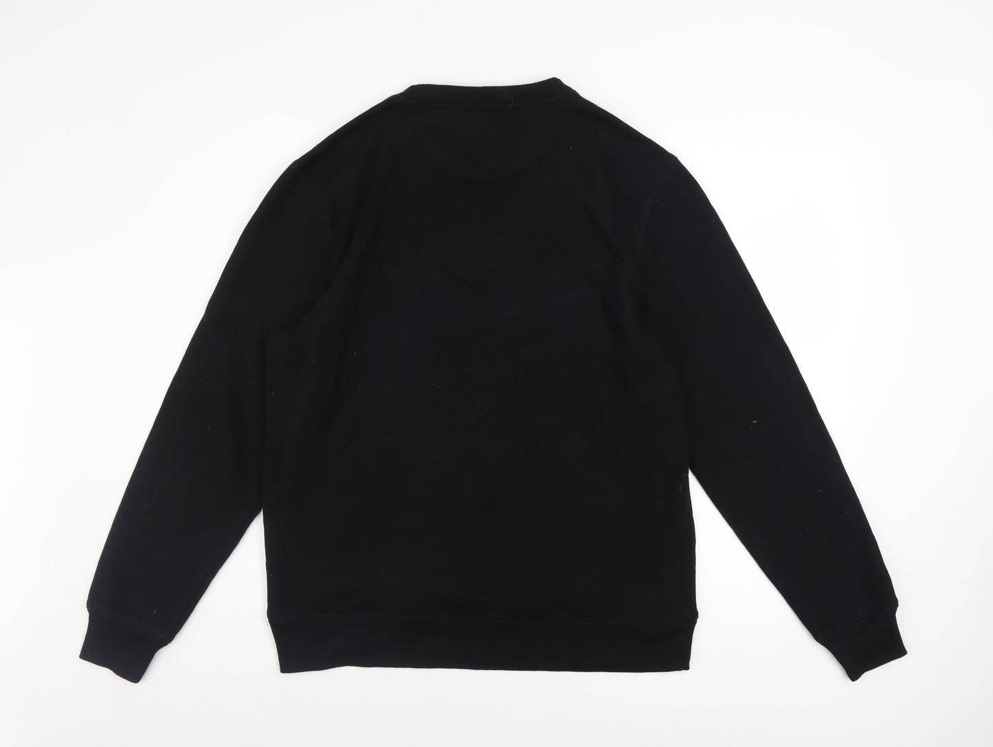 DKNY Men's Black Logo Sweatshirt Pullover Crew Neck Size M
