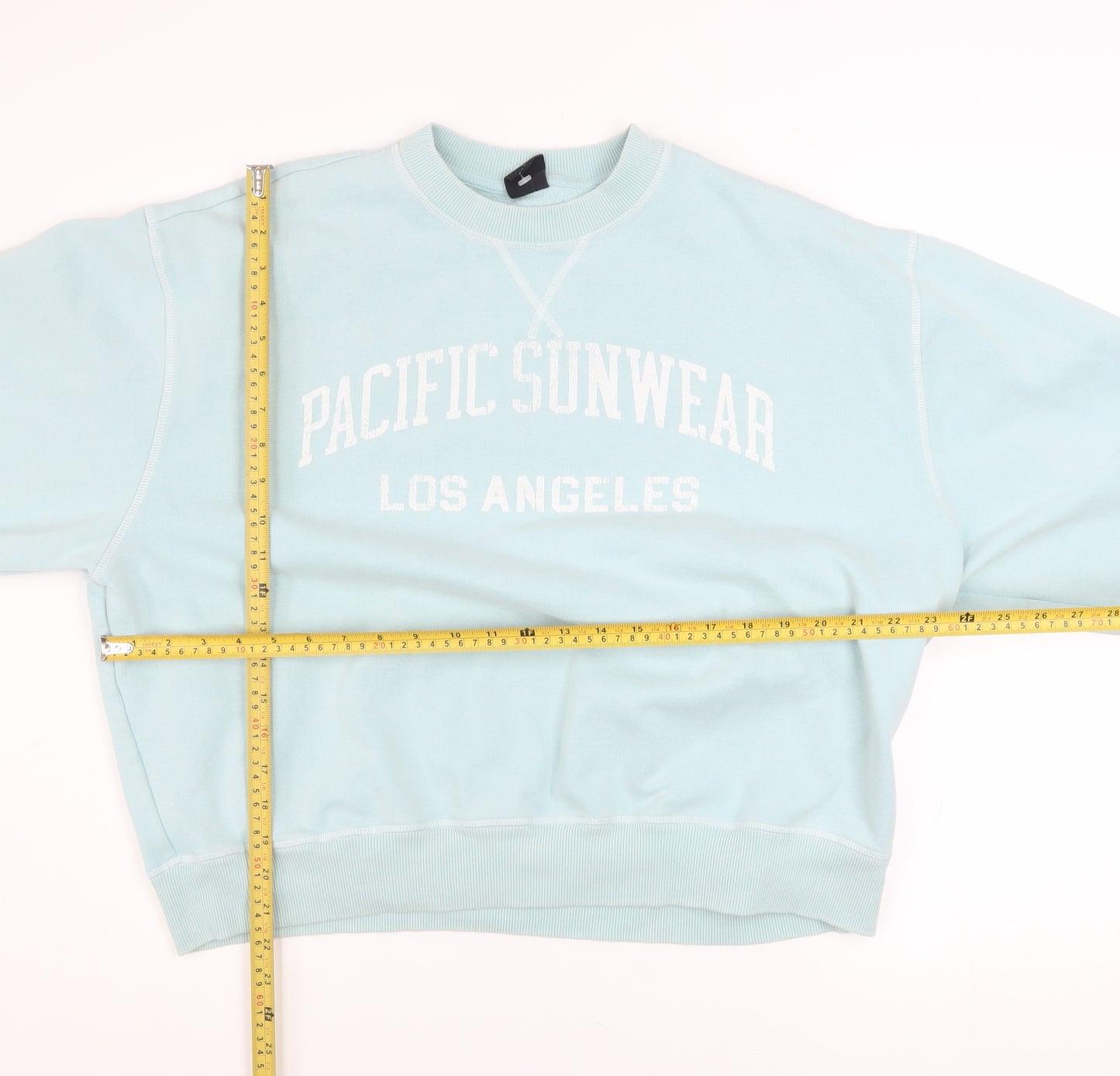 PacSun Women's Blue Pullover Sweatshirt Small Cotton Blend Casual