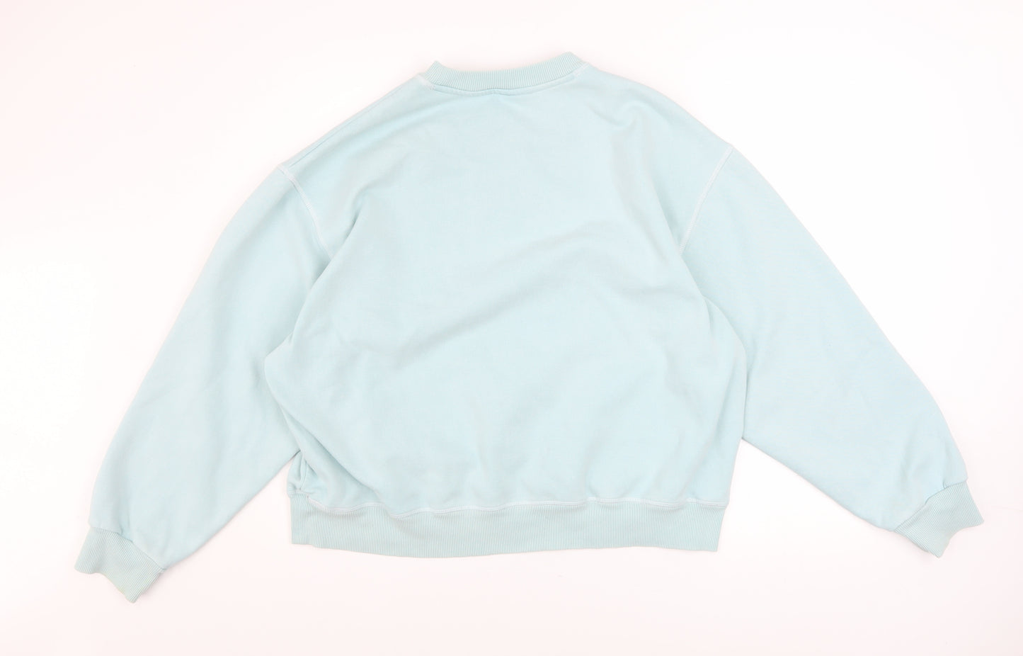 PacSun Women's Blue Pullover Sweatshirt Small Cotton Blend Casual