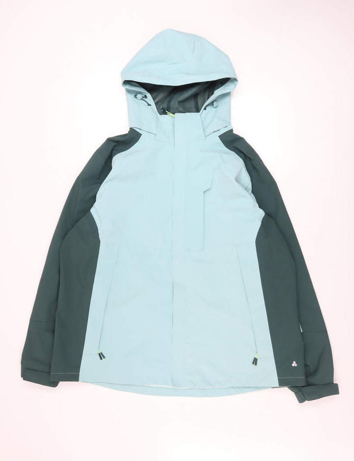 Dunnes Stores Men's Blue Waterproof Hooded Rain Coat Jacket XL