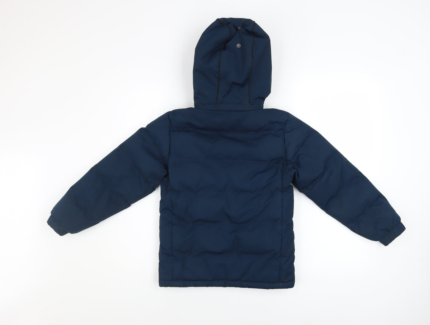 Trespass Boys Blue Waterproof Hooded Puffer Jacket 5-6 Years