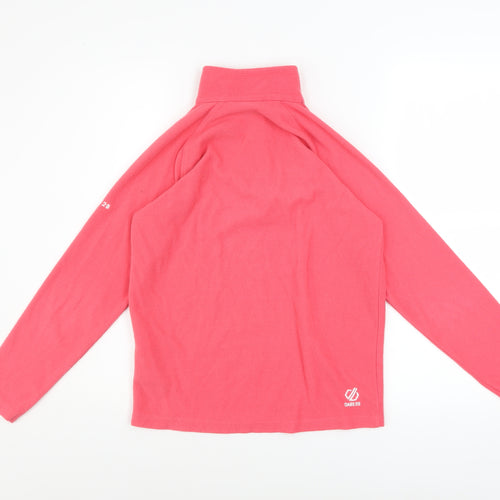 Dare 2b Girls Pink Fleece 1/2 Zip Pullover Sweatshirt 11-12 Years
