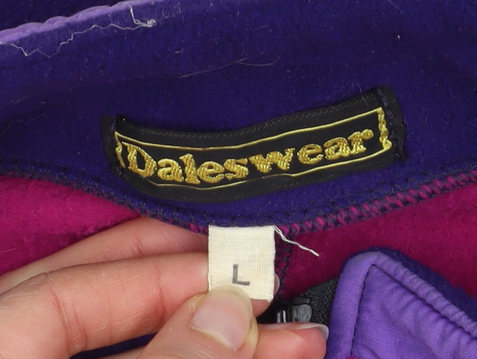 Daleswear Men’s Multicoloured Fleece Jacket L Outdoor Hiking Full Zip