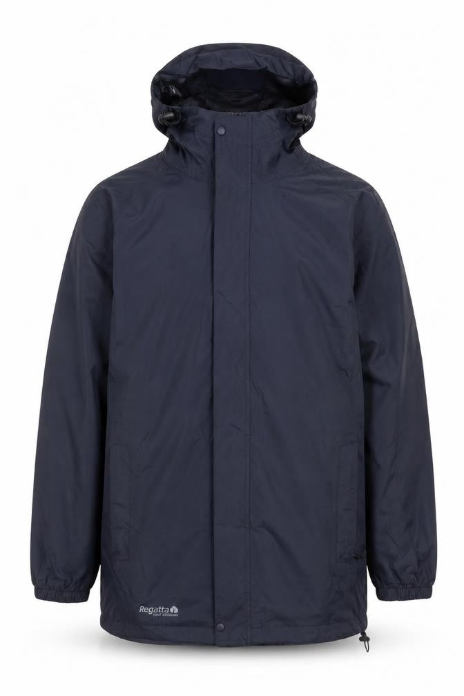 Regatta Men's Blue Waterproof Breathable Hooded Rain Jacket Size S 38in