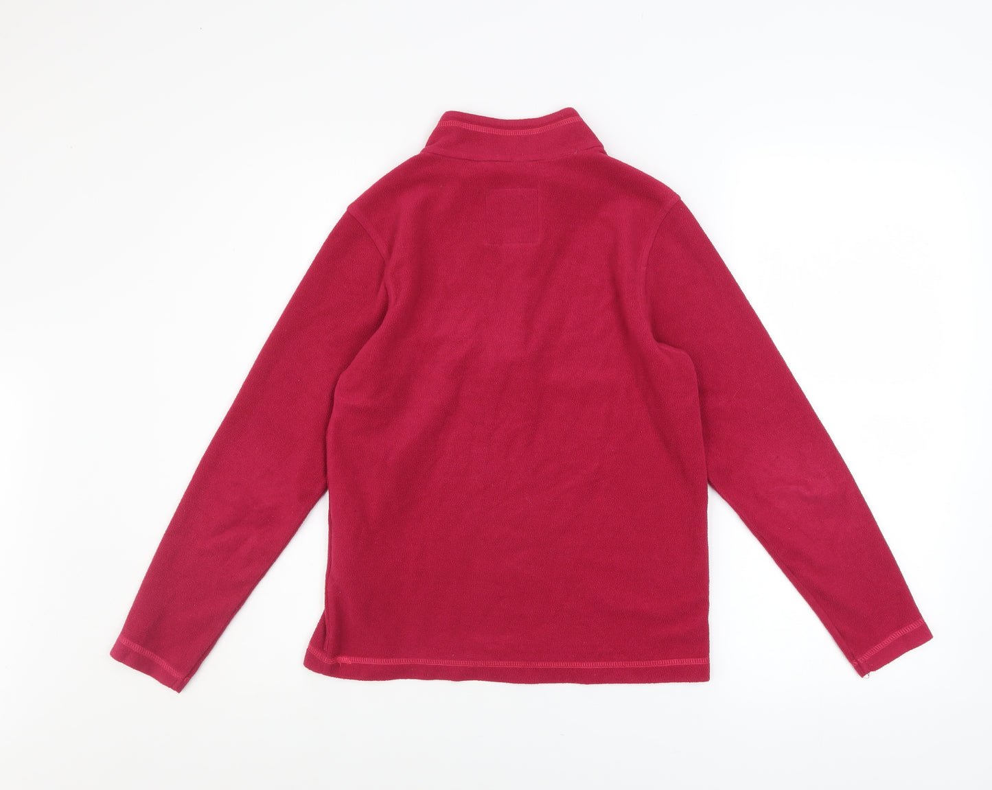 Regatta Girls Red Fleece 1/4 Zip Pullover Sweatshirt 11-12 Years