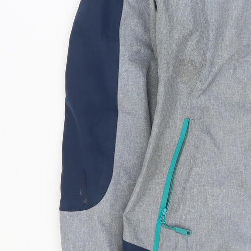 Mountain Warehouse Womens Grey 3-in-1 Waterproof Hooded Jacket UK 8