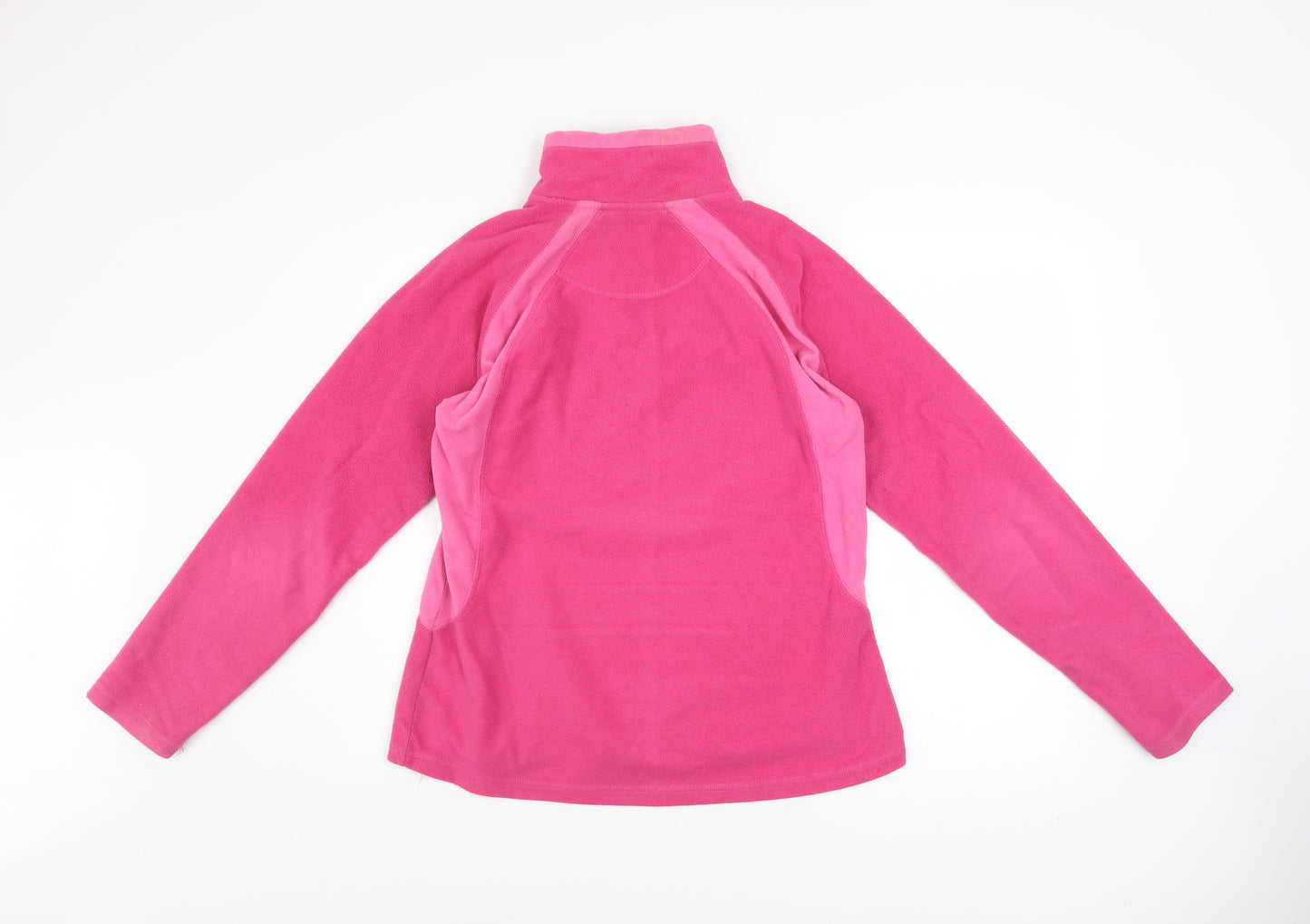 Peter Storm Womens Pink 1/2 Zip Fleece Sweatshirt Size 12