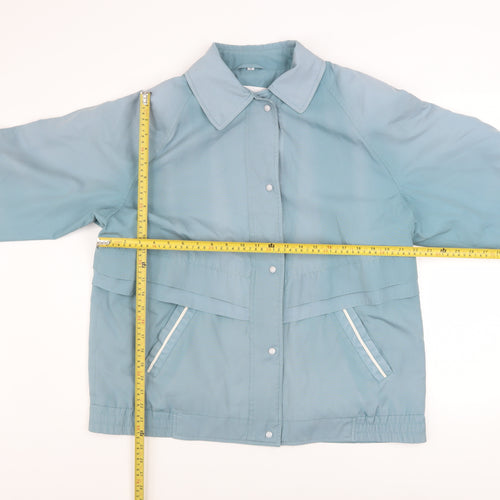 Telemac Womens Blue Size 16 Rain Coat Jacket Water Resistant