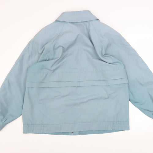 Telemac Womens Blue Size 16 Rain Coat Jacket Water Resistant