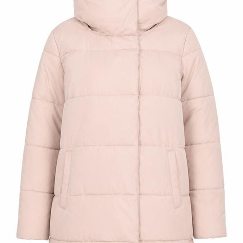RJR John Rocha Women Pink Long Puffer Coat Size 14 Winter Jacket
