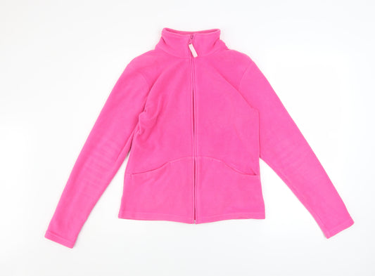 Marks and Spencer Women’s Pink Fleece Full Zip Jacket UK 10