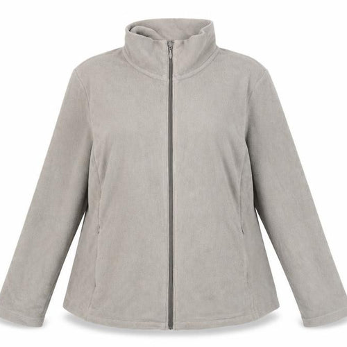 UNIQLO Womens Beige 2XL Fleece Full Zip Activewear Jacket